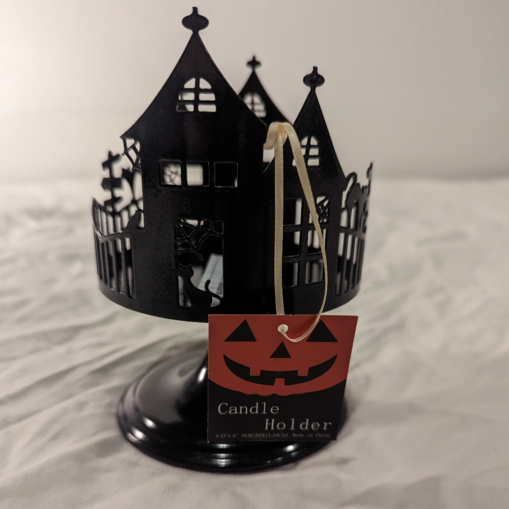 Haunted house candle holder - Picture 3 of 3